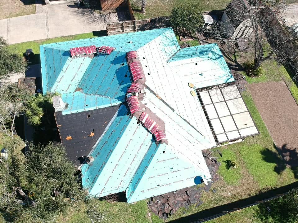 Rivero Roofing reroof in progress
